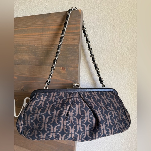 FOSSIL Vintage Monogram Evening Handbag - Picture 5 of 9